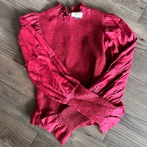 FARMRio Heart Detail Top